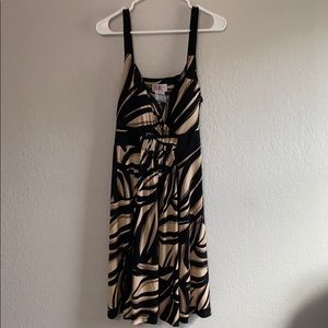 R&K Originals Tan & Black Dress Size 18